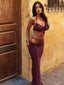LUCETTA MAXI DRESS DEEP MAROON Maxi Dress 