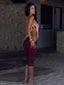 LUCYLLE CAPRI JUMPSUIT PINK AND BURGUNDY Jumpsuit 