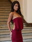 LUMEN MAXI DRESS BURGUNDY Maxi Dress 