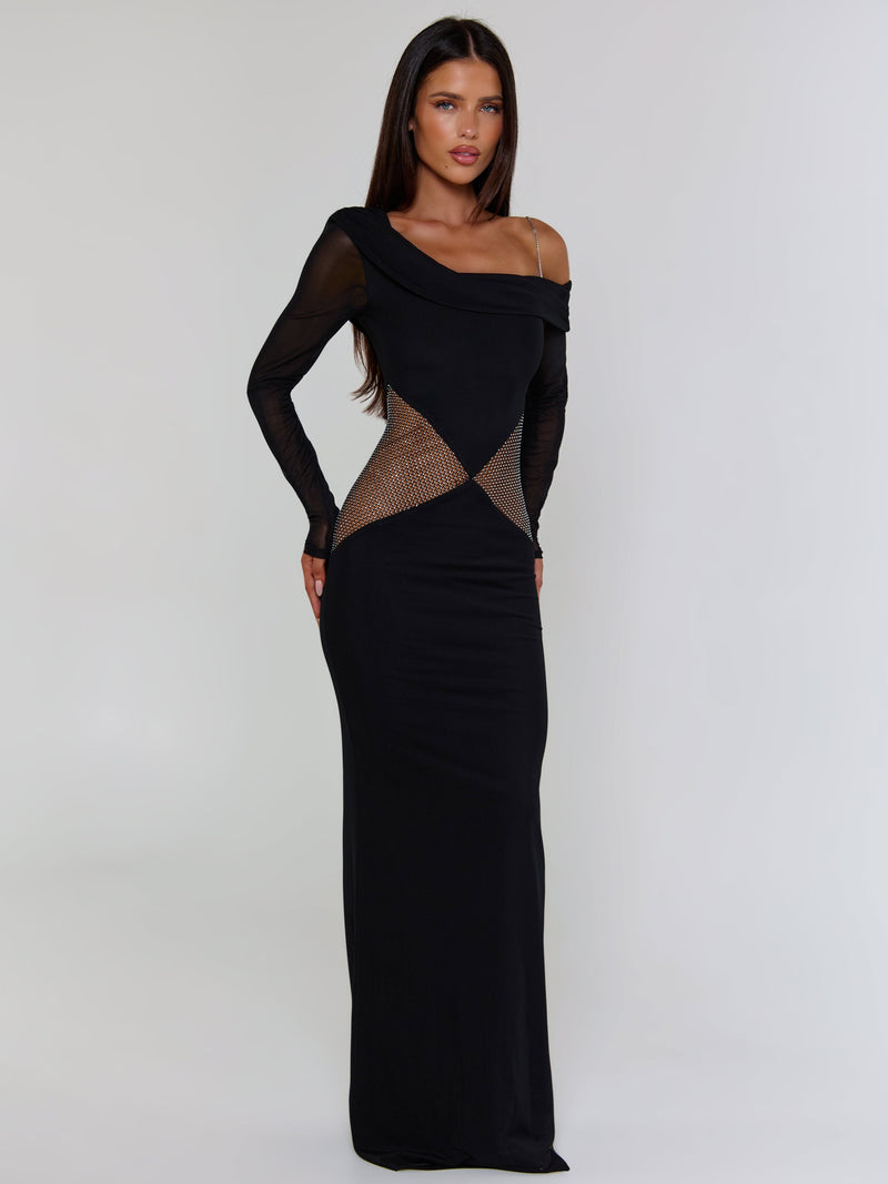 LUMINA MAXI DRESS BLACK Maxi Dress 