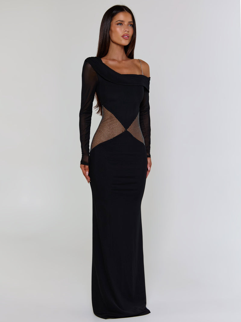 LUMINA MAXI DRESS BLACK Maxi Dress 
