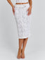 LUNALLA MIDI SKIRT IVORY Midi Skirt 
