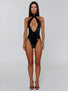 LUNETH BODYSUIT BLACK Bodysuit 