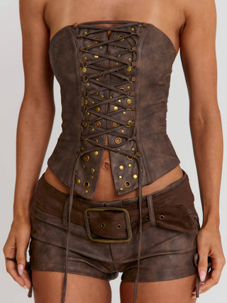LUNEXA SHORT BROWN Shorts 