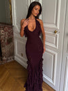 LUNA MAXI DRESS DARK MAUVE Maxi Dress 