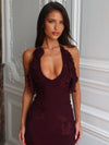 LUNA MAXI DRESS DARK MAUVE Maxi Dress 