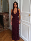 LUNA MAXI DRESS DARK MAUVE Maxi Dress 