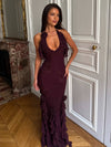 LUNA MAXI DRESS DARK MAUVE Maxi Dress 
