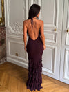 LUNA MAXI DRESS DARK MAUVE Maxi Dress 