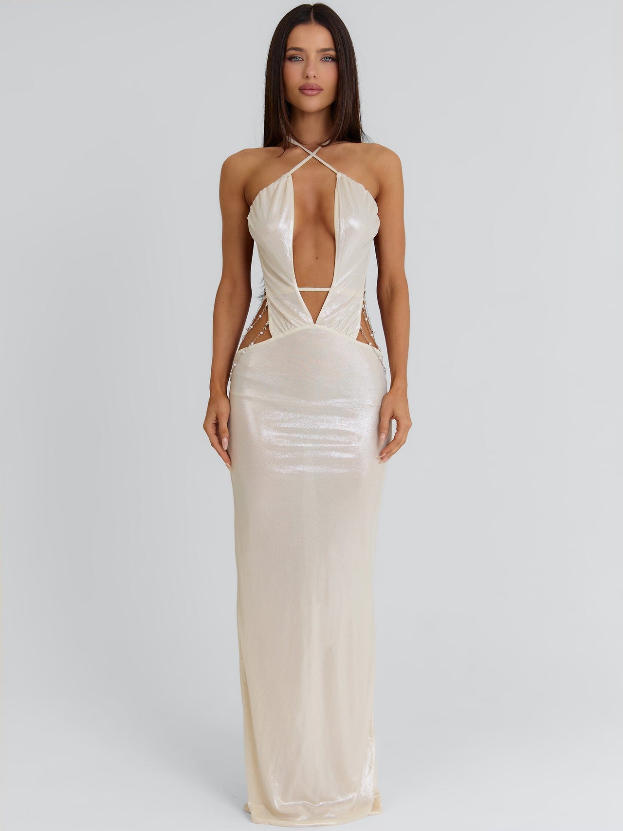 MADDISON MAXI DRESS GOLD