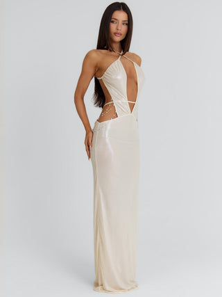 MADDISON MAXI DRESS GOLD Maxi Dress 