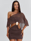 MADISYN MINI DRESS CHOCOLATE Mini Dress 
