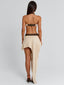 MAISIE TOP BEIGE Crop Top 