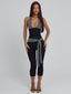 MALANI CAPRI JUMPSUIT BLACK STRIPE Jumpsuit 