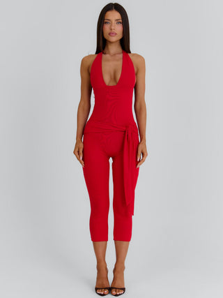 MALANI JUMPSUIT RED Jumpsuit 
