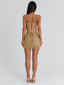 MALIYAH MINI SKIRT GOLD Mini Skirt 