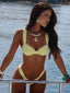 MALTA BIKINI TOP BABY YELLOW Bikini Top 