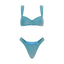 MALTA TOP TEAL SHIMMER Bikini Top 