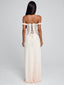 MARCELINE MAXI DRESS BEIGE Maxi Dress 