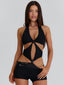 MARELY PLAYSUIT BLACK Playsuit 