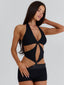 MARELY PLAYSUIT BLACK Playsuit 