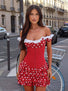MARGAUX MINI DRESS RED Mini Dress 
