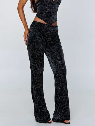 MARIAIS PANT BLACK SPARKLE Pants 