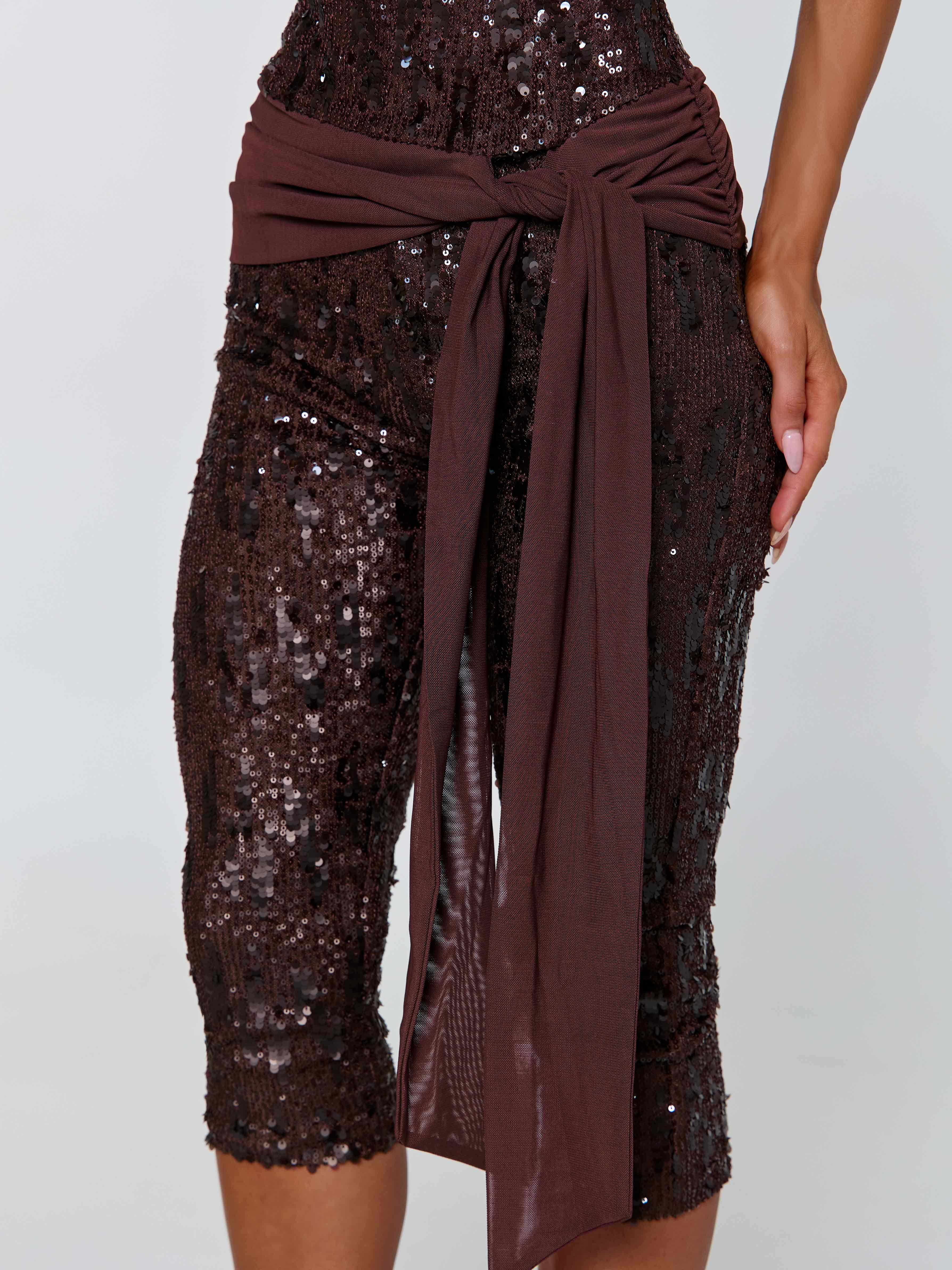 Mariella Capri Jumpsuit Chocolate | Outcast US – Outcast USA