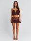 MARIELLE TOP MAROON Crop Top 