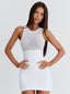 MARTEENA MINI DRESS WHITE Mini Dress 