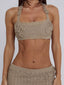 MAYAL TOP TAUPE Crop Top 