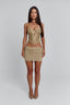 MONTY MINI SKIRT GOLD Mini Skirt 