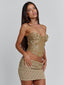 MONTY MINI SKIRT GOLD Mini Skirt 
