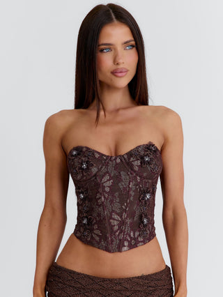 MESMA CORSET TOP CHOCOLATE Corset 