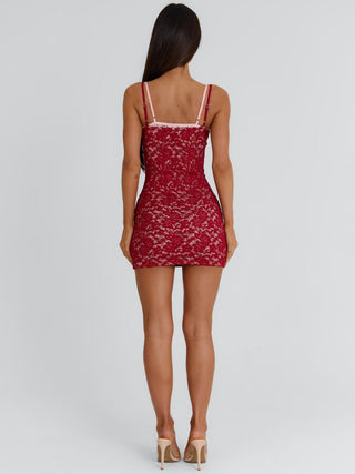 MICHAELA MINI DRESS RED Mini Dress 