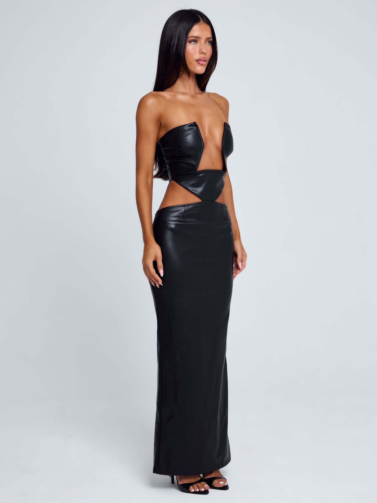 mila stretch midi dress The A&F Mila Stretch Midi Dress
