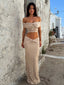 MILLER TOP BEIGE Crop Top 