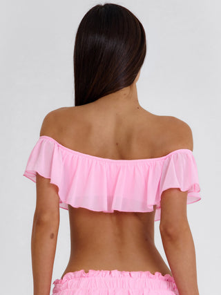 MILLEY CROP TOP PINK Crop Top 