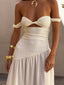 MUAII MAXI DRESS IVORY Maxi Dress 