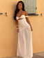 MUAII MAXI DRESS IVORY Maxi Dress 