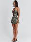 MUTIA MINI DRESS ECRU WINGS Mini Dress 