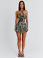 MUTIA MINI DRESS ECRU WINGS Mini Dress 