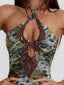 MUTIA MINI DRESS ECRU WINGS Mini Dress 