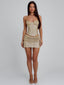 NADI MINI SKIRT GOLD Mini Skirt 