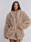 NAHLA LONG JACKET TAN Jacket 