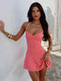 NAINA MINI DRESS CORAL Mini Dress 