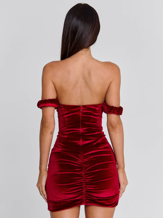 NARNIE MINI DRESS RED Mini Dress 