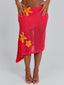 NATALIE SKIRT CORAL Midi Skirt 
