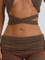 NEVVAEH CROP TOP BROWN Crop Top 