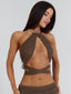 NEVVAEH CROP TOP BROWN Crop Top 